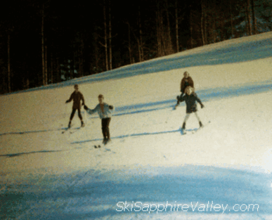 ski sapphire valley first run